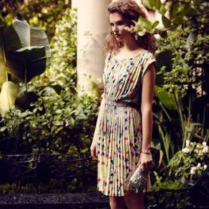 Anthropologie floral dress size M